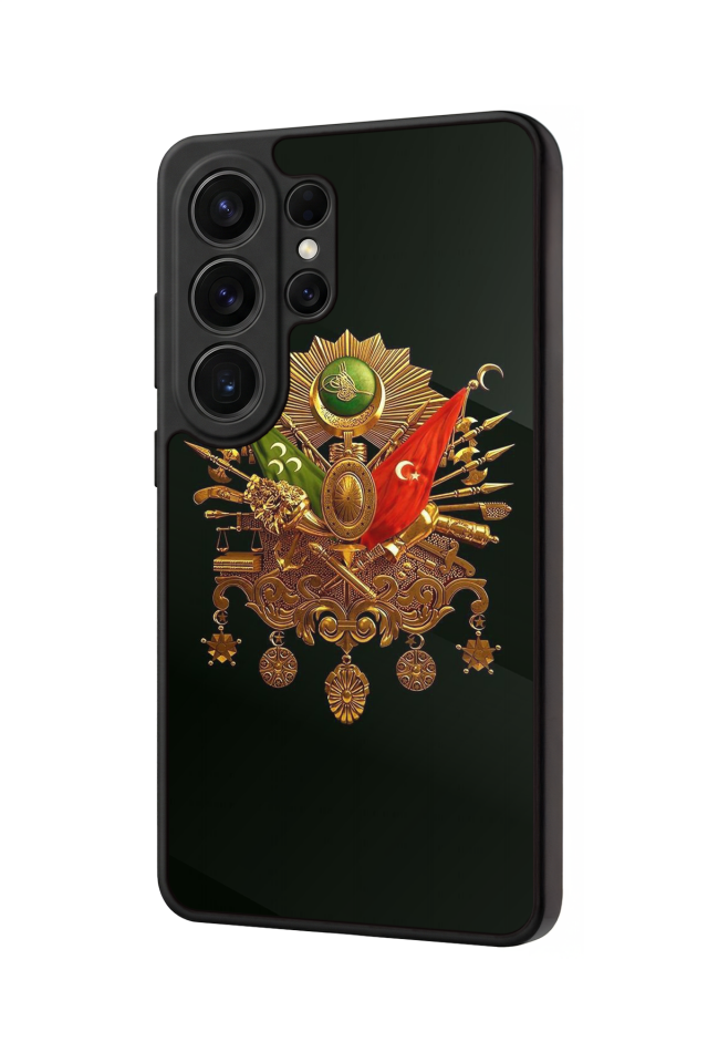 Samsung Galaxy S26 Ultra Uyumlu Osmanli Tugrasi Tasarımlı Glossy Premium Kılıf