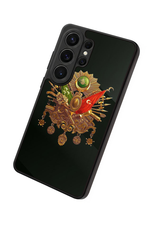 Samsung Galaxy S26 Ultra Uyumlu Osmanli Tugrasi Tasarımlı Glossy Premium Kılıf