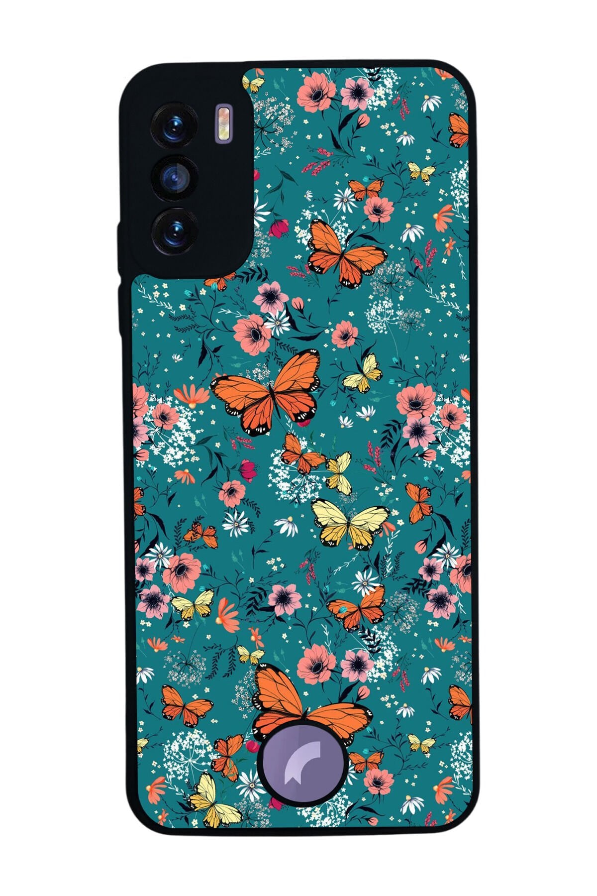 Reeder S19 Max Pro S Uyumlu Floral Tasarımlı Glossy Premium Kılıf