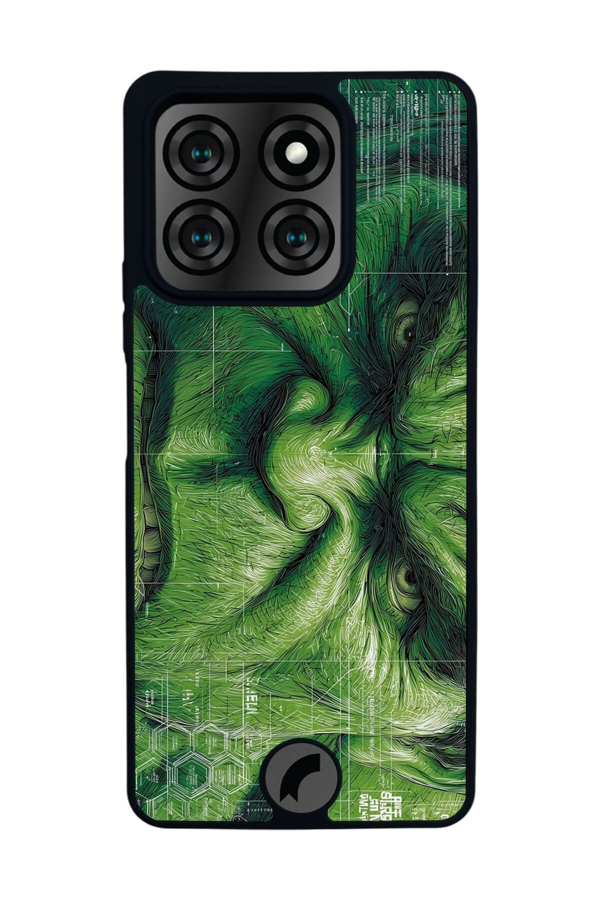 Reeder S71 Uyumlu Hulk Tasarımlı Glossy Premium Kılıf