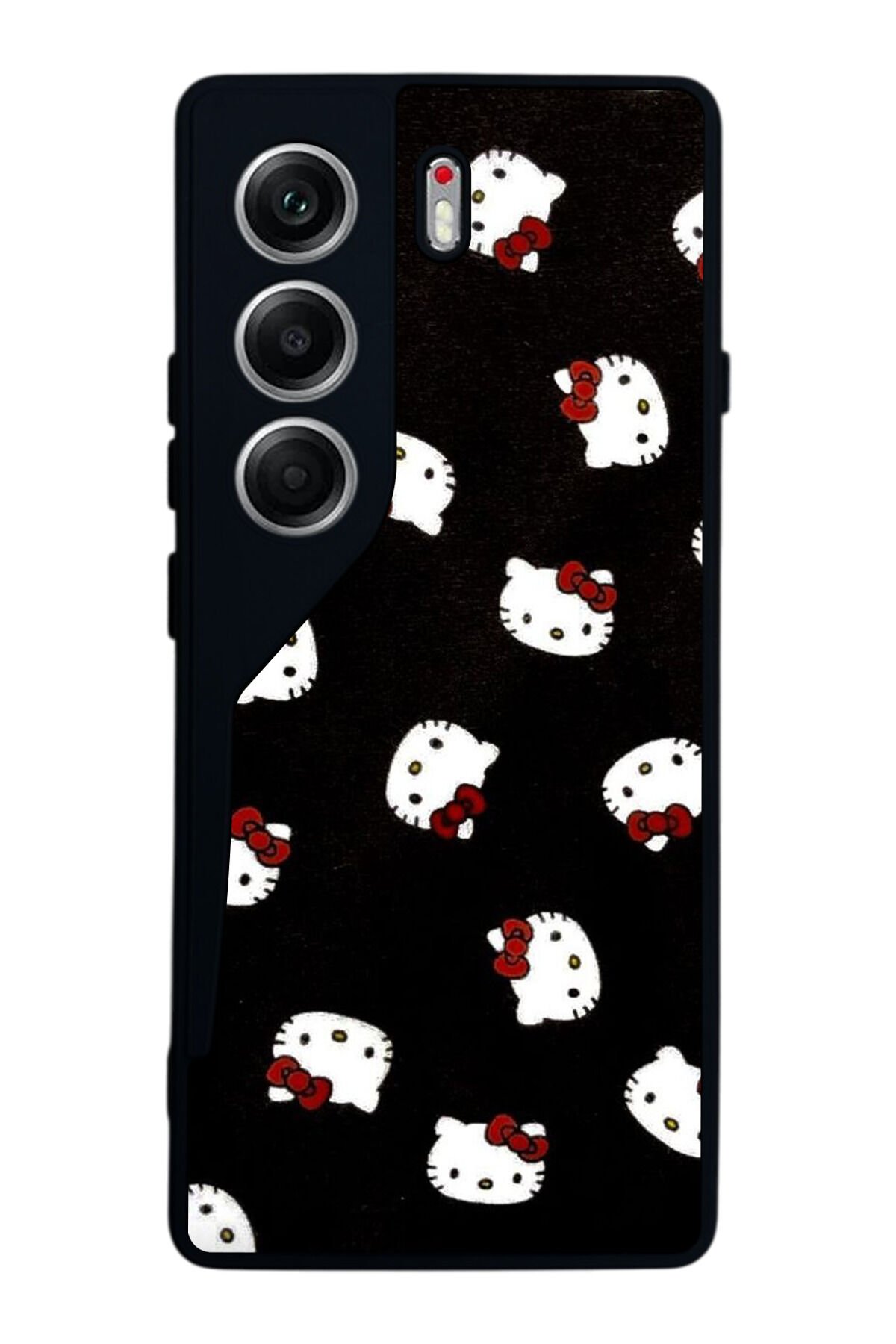 Tecno Camon 40 Uyumlu HelloKitty Tasarımlı Glossy Premium Kılıf