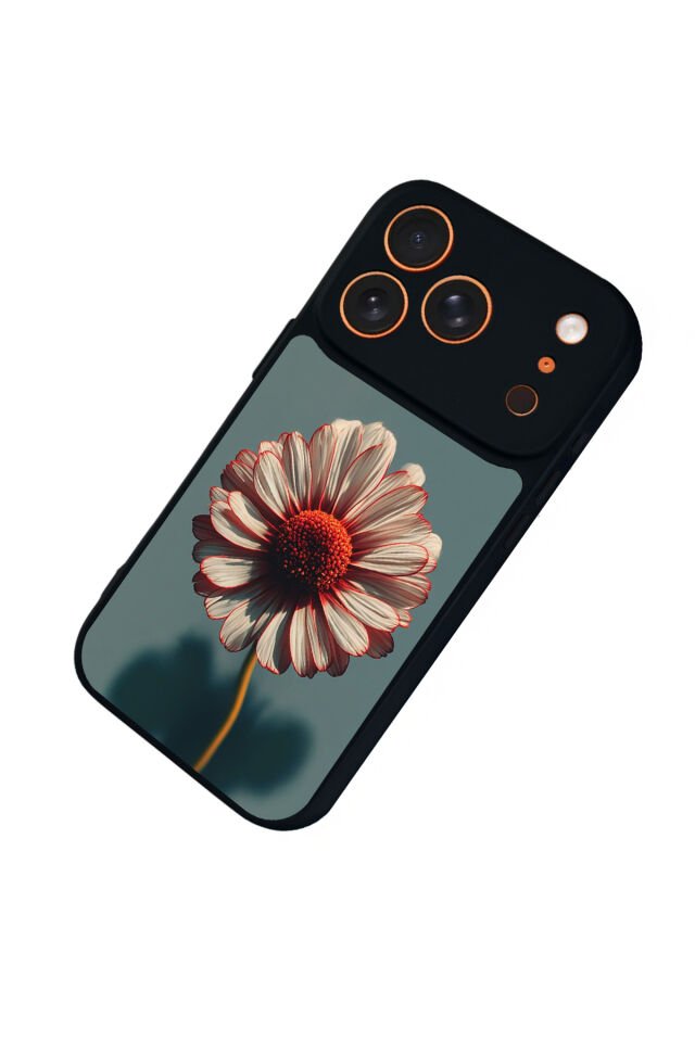 iPhone 17 Pro Max Uyumlu Cicek Tasarımlı Glossy Premium Kılıf