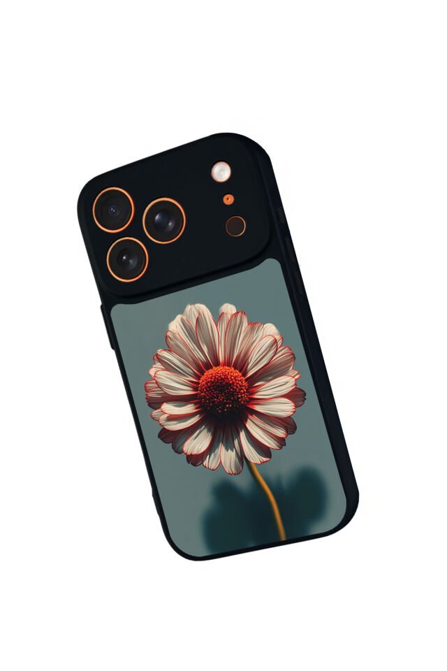 iPhone 17 Pro Max Uyumlu Cicek Tasarımlı Glossy Premium Kılıf