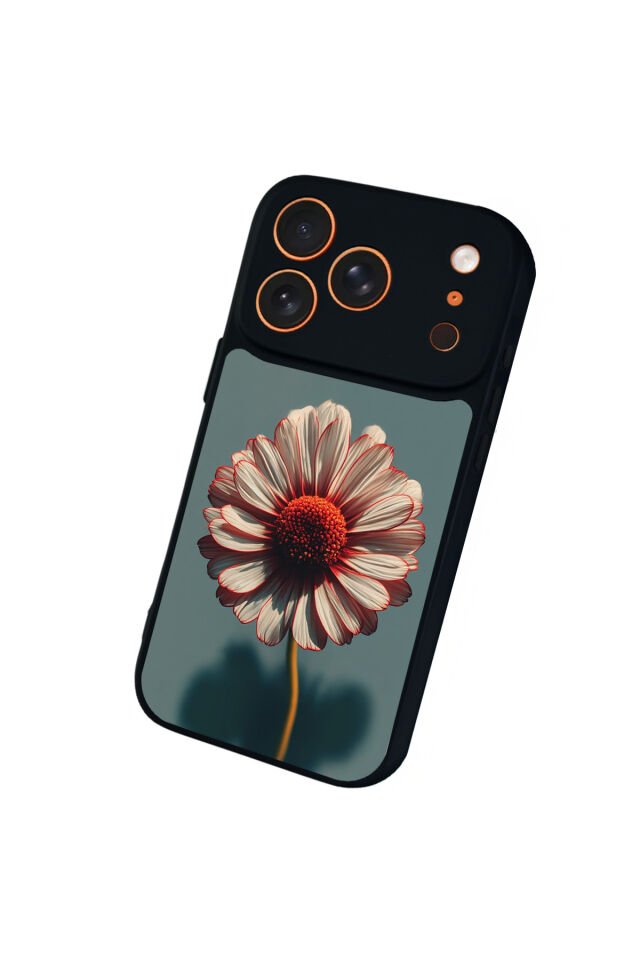 iPhone 17 Pro Max Uyumlu Cicek Tasarımlı Glossy Premium Kılıf