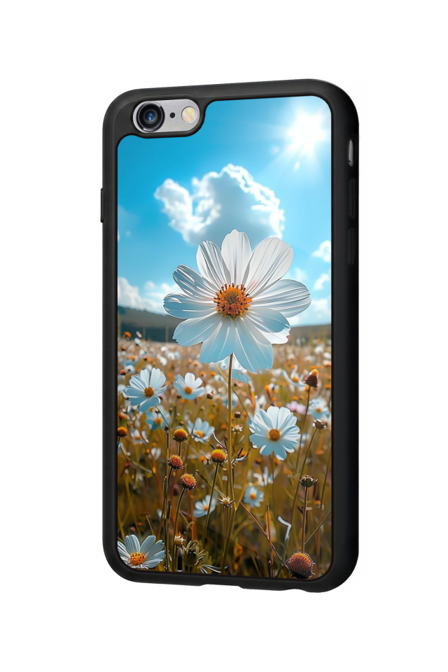 iPhone 6 Plus Uyumlu Cicek Tasarımlı Glossy Premium Kılıf