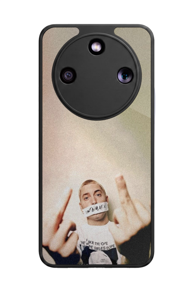 Honor Magic 8 Lite Uyumlu Eminem Tasarımlı Glossy Premium Kılıf