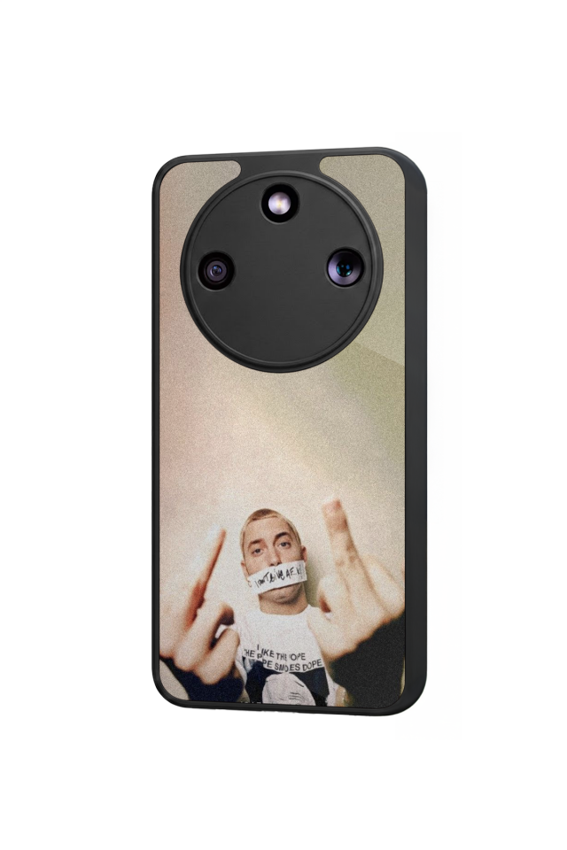 Honor Magic 8 Lite Uyumlu Eminem Tasarımlı Glossy Premium Kılıf