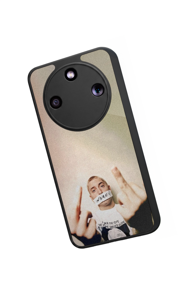 Honor Magic 8 Lite Uyumlu Eminem Tasarımlı Glossy Premium Kılıf