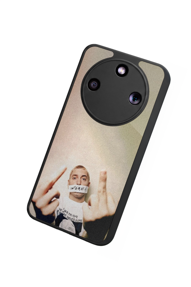 Honor Magic 8 Lite Uyumlu Eminem Tasarımlı Glossy Premium Kılıf