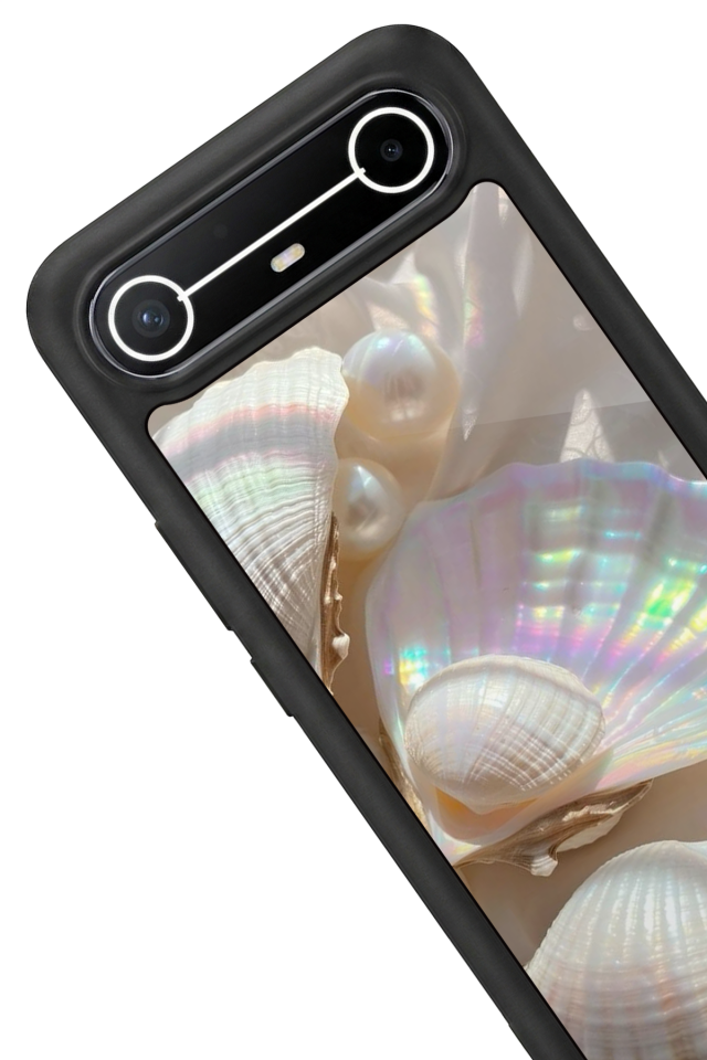 Tecno Spark Slim 5G Uyumlu  İnci Tasarımlı Glossy Premium Kılıf