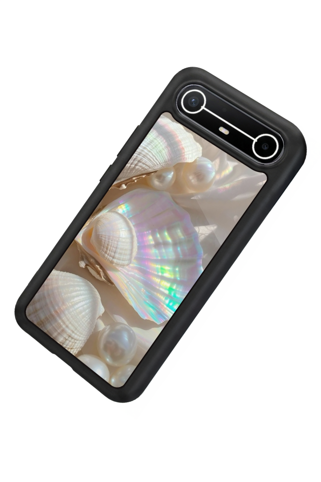 Tecno Spark Slim 5G Uyumlu  İnci Tasarımlı Glossy Premium Kılıf