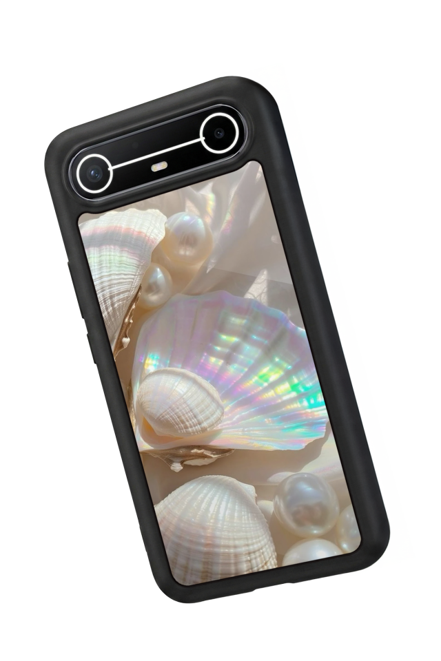 Tecno Spark Slim 5G Uyumlu  İnci Tasarımlı Glossy Premium Kılıf