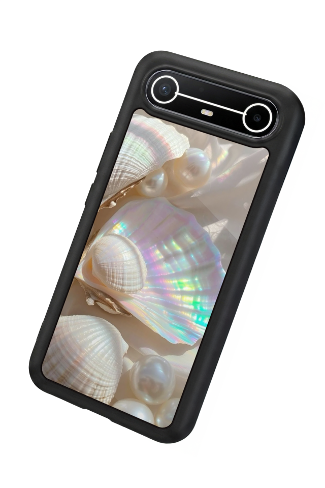 Tecno Spark Slim 5G Uyumlu  İnci Tasarımlı Glossy Premium Kılıf