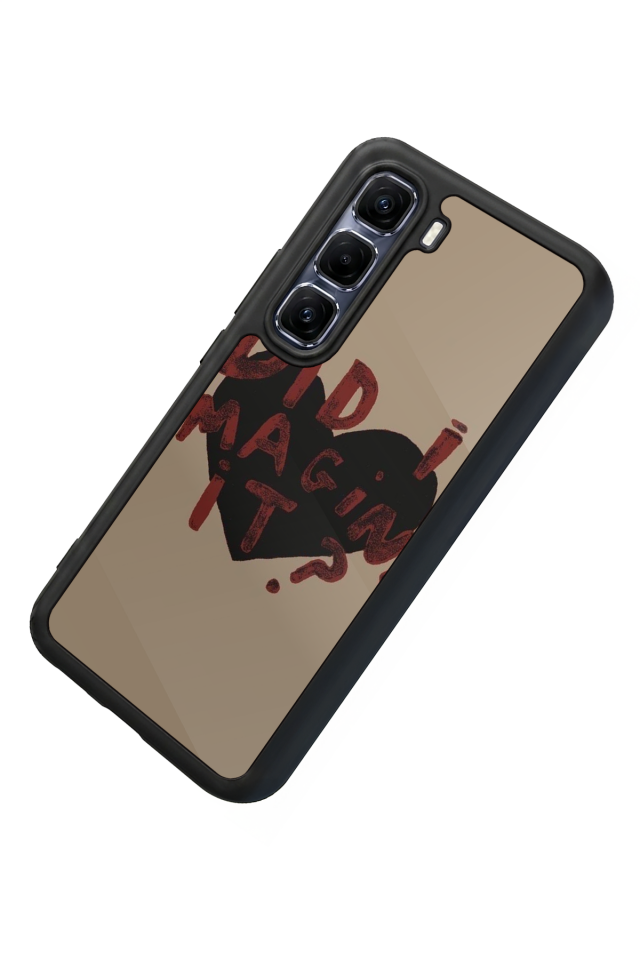 Infinix Hot 60 Pro Plus Uyumlu Kalp Love Tasarımlı Glossy Premium Kılıf