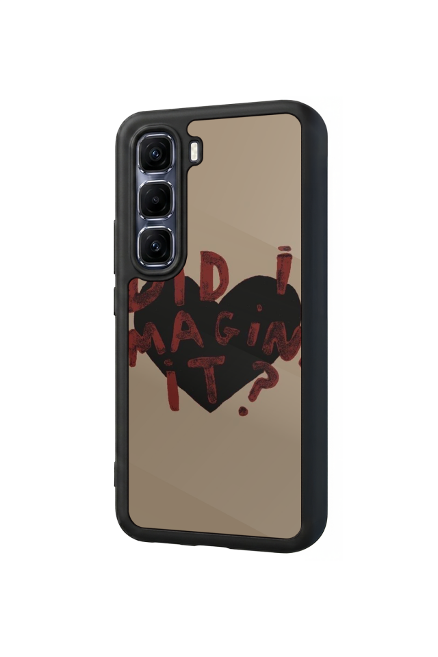 Infinix Hot 60 Pro Plus Uyumlu Kalp Love Tasarımlı Glossy Premium Kılıf