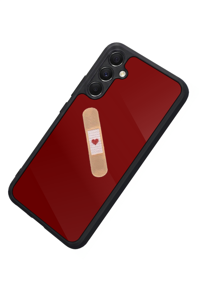 Samsung Galaxy A34 Uyumlu Kalp Love Tasarımlı Glossy Premium Kılıf