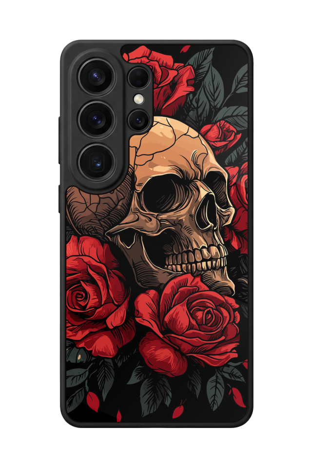 Samsung Galaxy S26 Ultra Uyumlu KuruKafa Tasarımlı Glossy Premium Kılıf