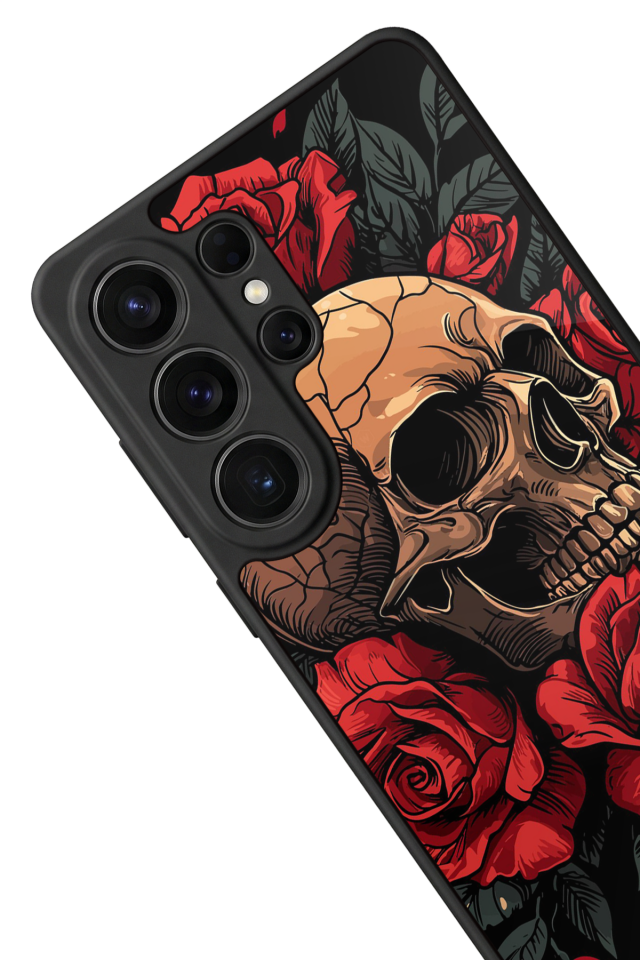 Samsung Galaxy S26 Ultra Uyumlu KuruKafa Tasarımlı Glossy Premium Kılıf