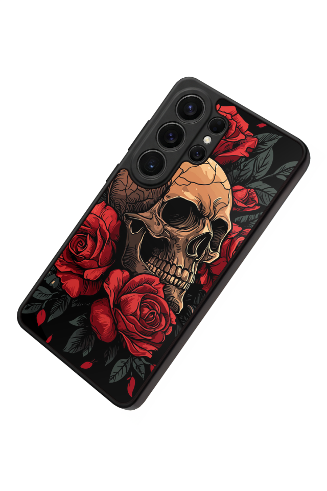 Samsung Galaxy S26 Ultra Uyumlu KuruKafa Tasarımlı Glossy Premium Kılıf