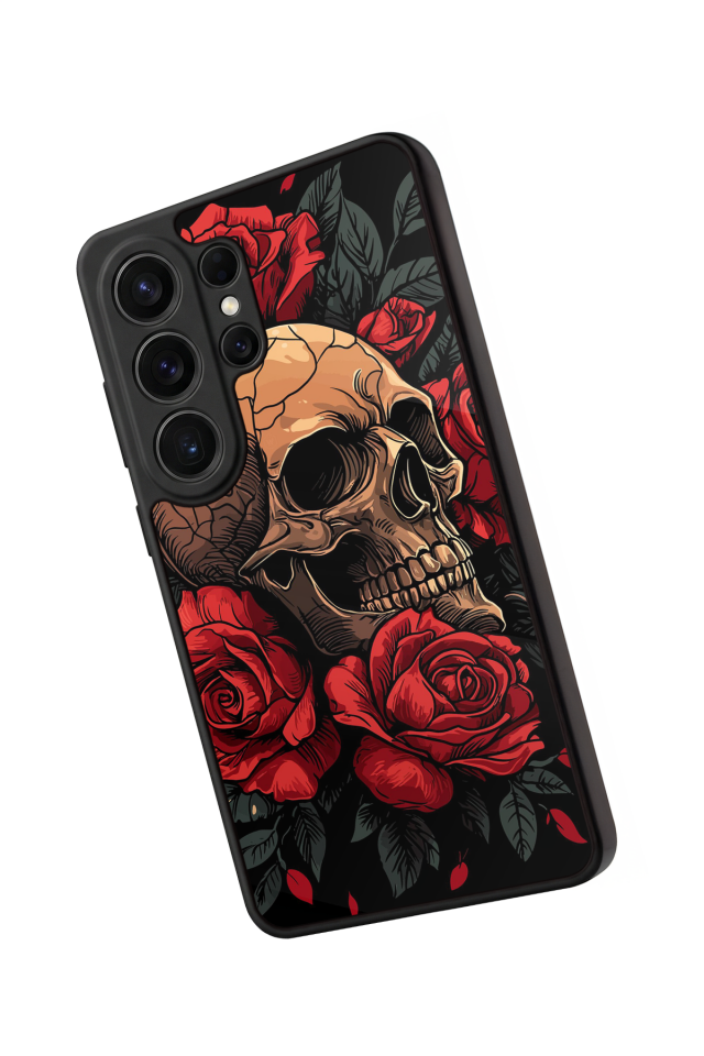 Samsung Galaxy S26 Ultra Uyumlu KuruKafa Tasarımlı Glossy Premium Kılıf