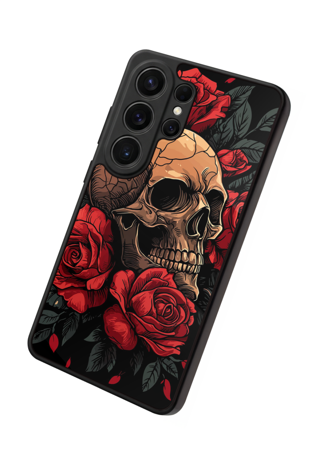 Samsung Galaxy S26 Ultra Uyumlu KuruKafa Tasarımlı Glossy Premium Kılıf