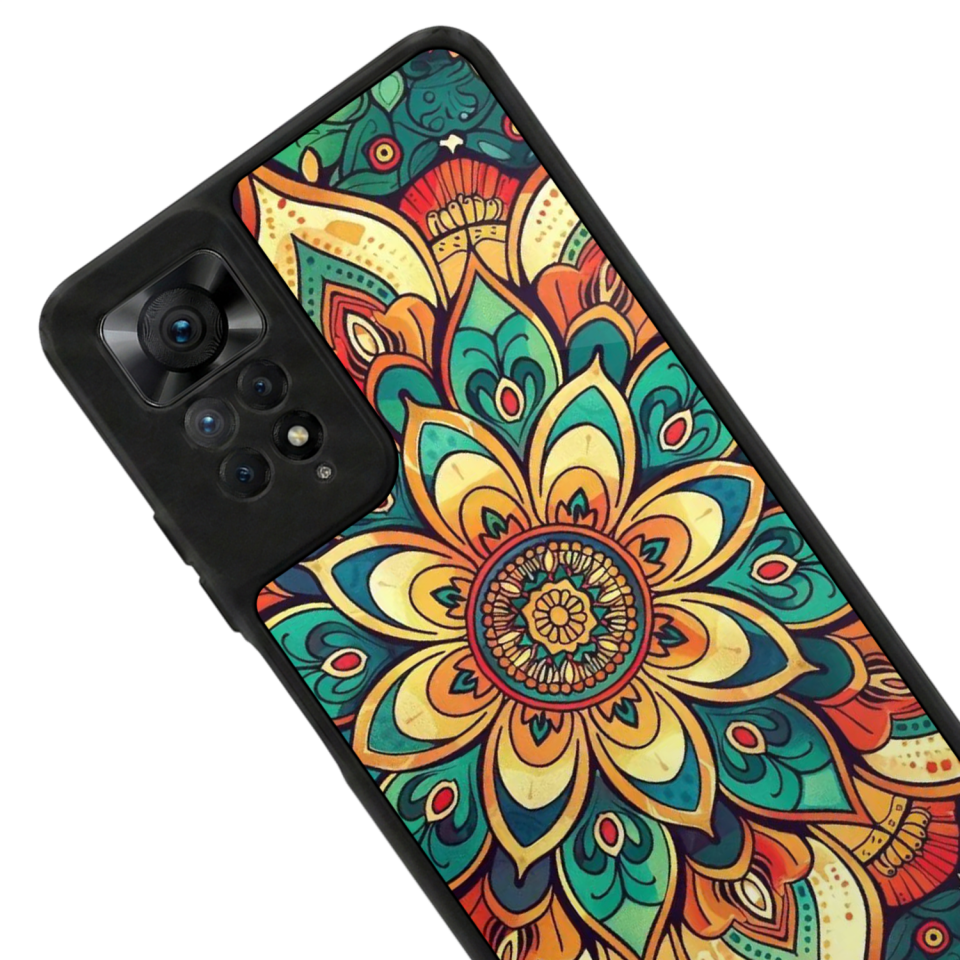 Xiaomi Redmi Note 12 Pro Uyumlu Mandaal Tasarımlı Glossy Premium Kılıf