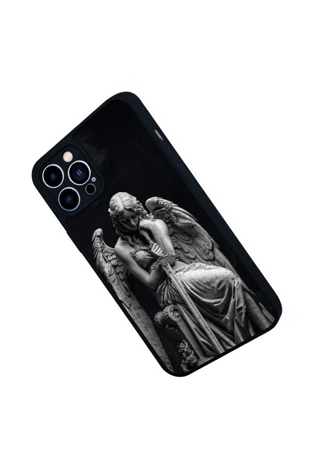 iPhone 12 Pro Max Uyumlu Melek Tasarımlı Glossy Premium Kılıf