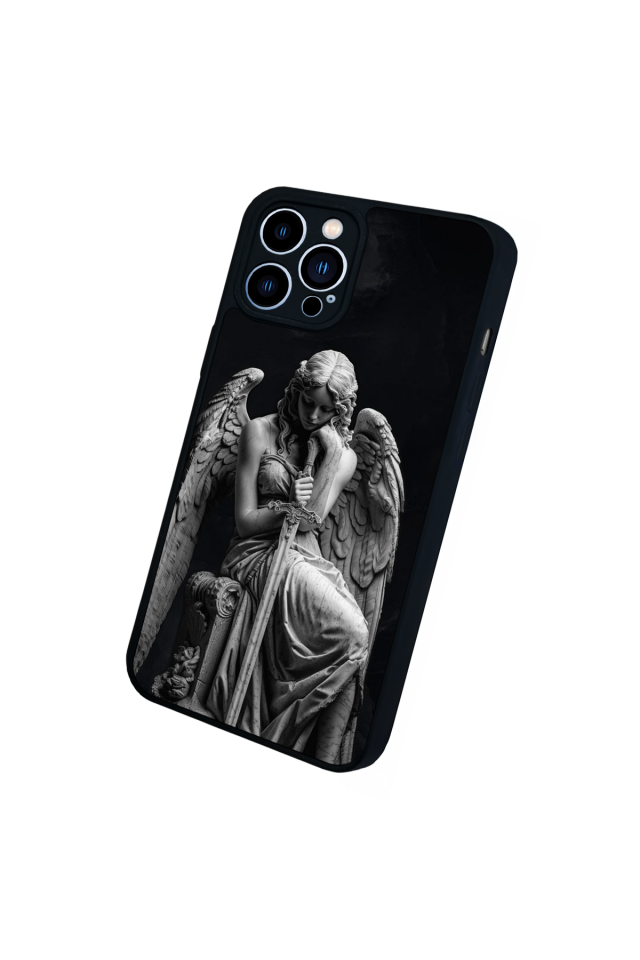 iPhone 12 Pro Max Uyumlu Melek Tasarımlı Glossy Premium Kılıf