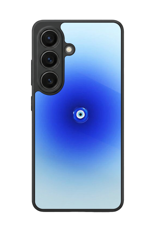 Samsung Galaxy S26 Uyumlu Nazar Tasarımlı Glossy Premium Kılıf