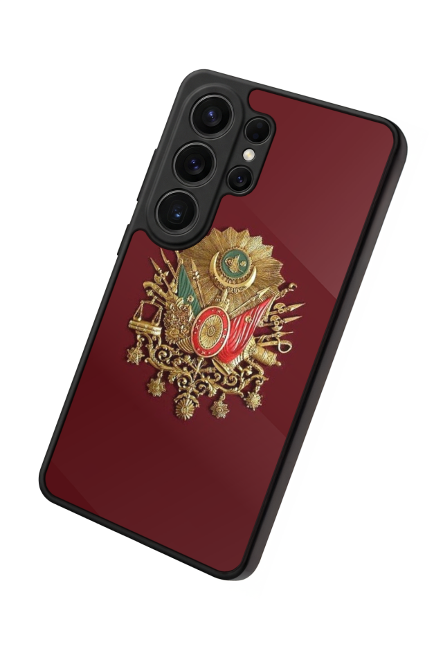 Samsung Galaxy S26 Ultra Uyumlu Osmanli Tugrasi Tasarımlı Glossy Premium Kılıf