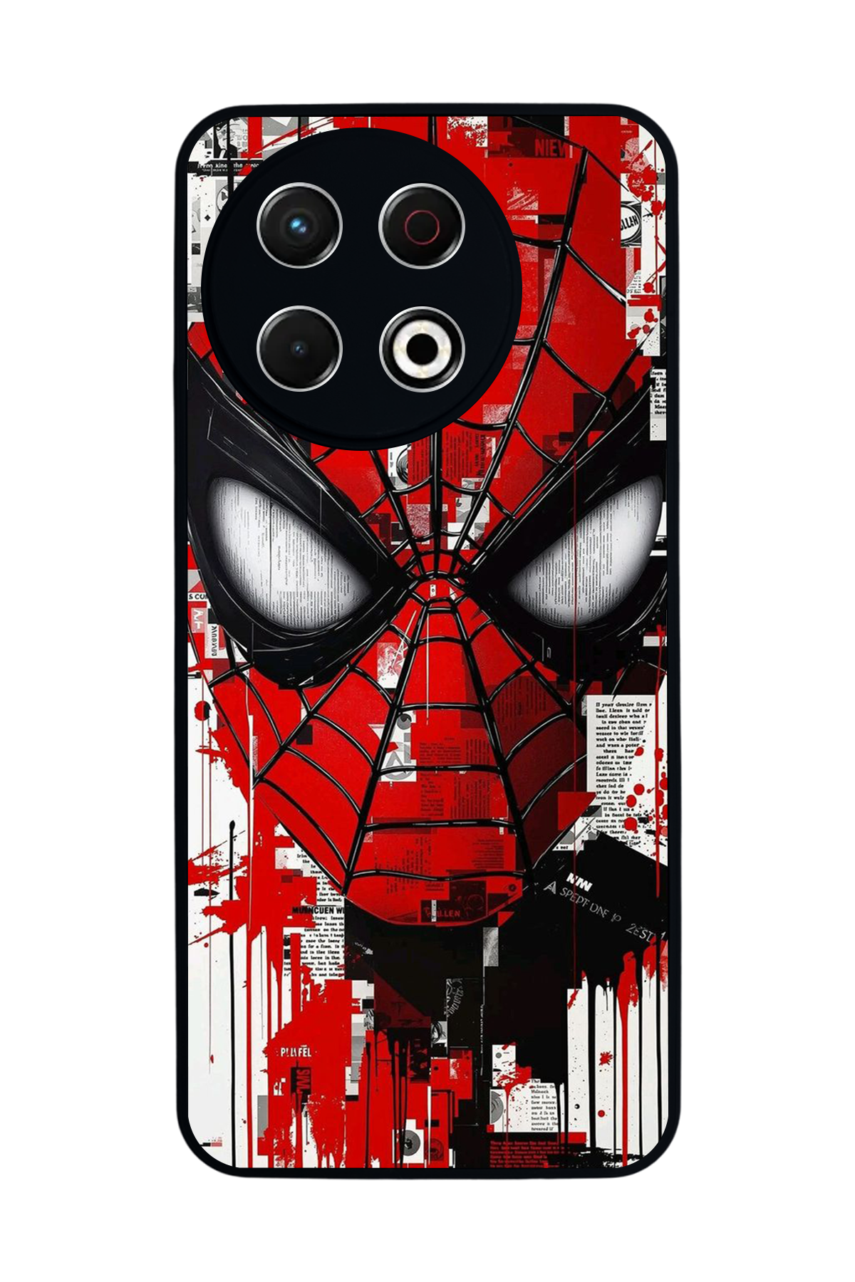 Tecno Spark 30 Pro Uyumlu Spider Man ( Örümcek Adam ) Tasarımlı Glossy Premium Kılıf