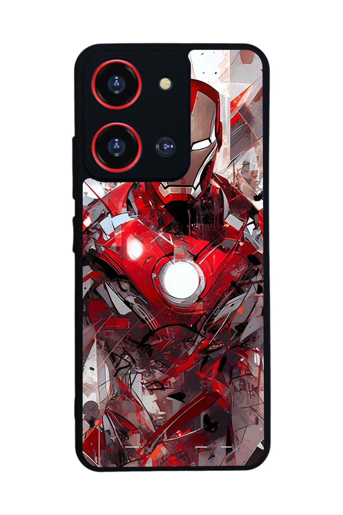 Reeder S19 Max Pro S 108MP Uyumlu Iron Man ( Demir Adam ) Tasarımlı Glossy Premium Kılıf