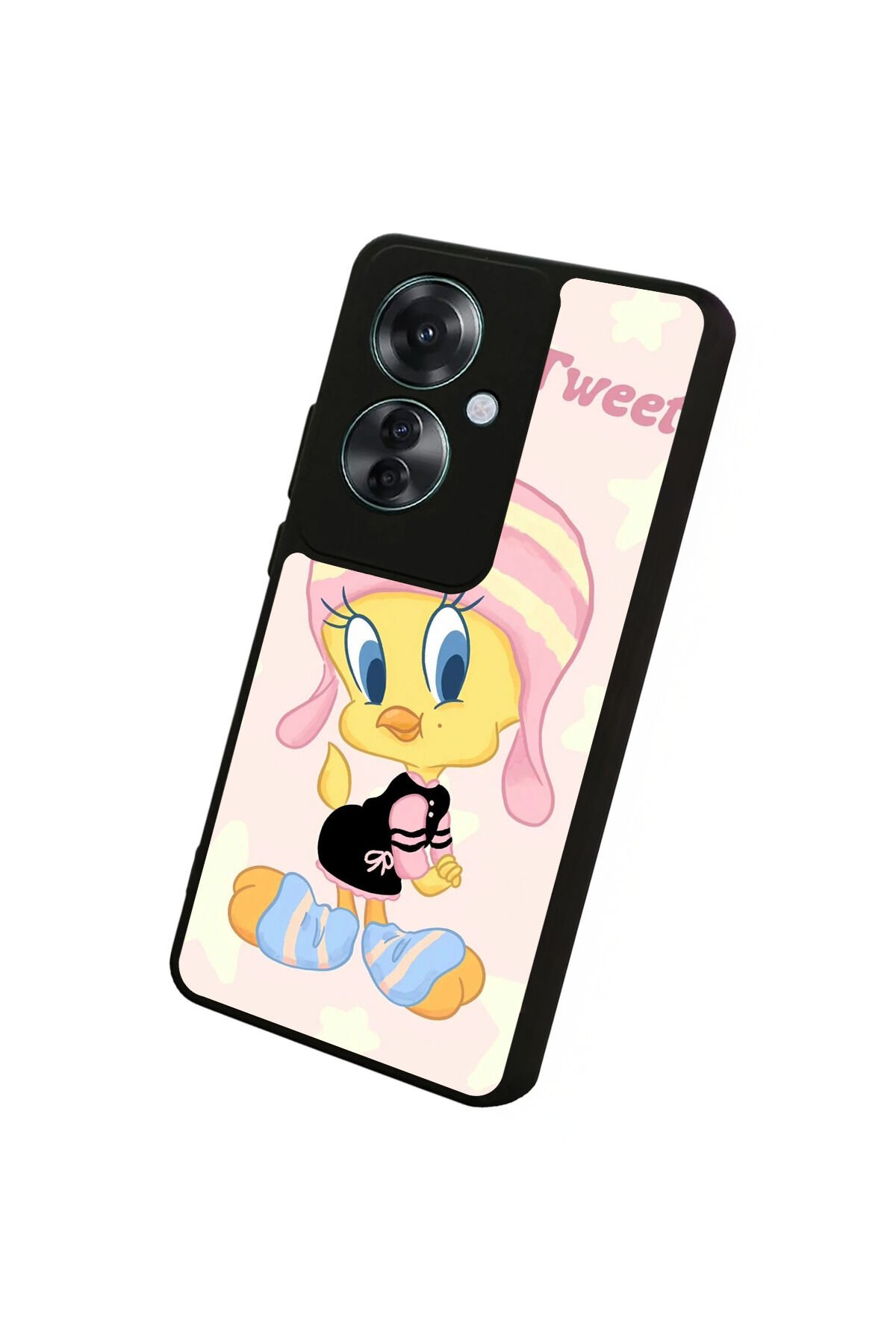 Oppo Reno 11F Uyumlu Tweety Tasarımlı Glossy Premium Kılıf