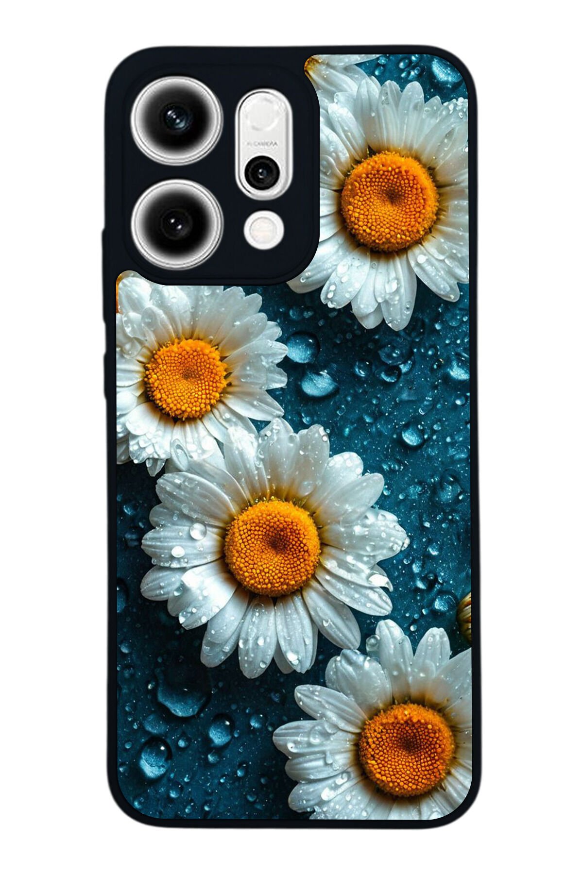 Oppo Reno 14 Uyumlu Cicek Tasarımlı Glossy Premium Kılıf