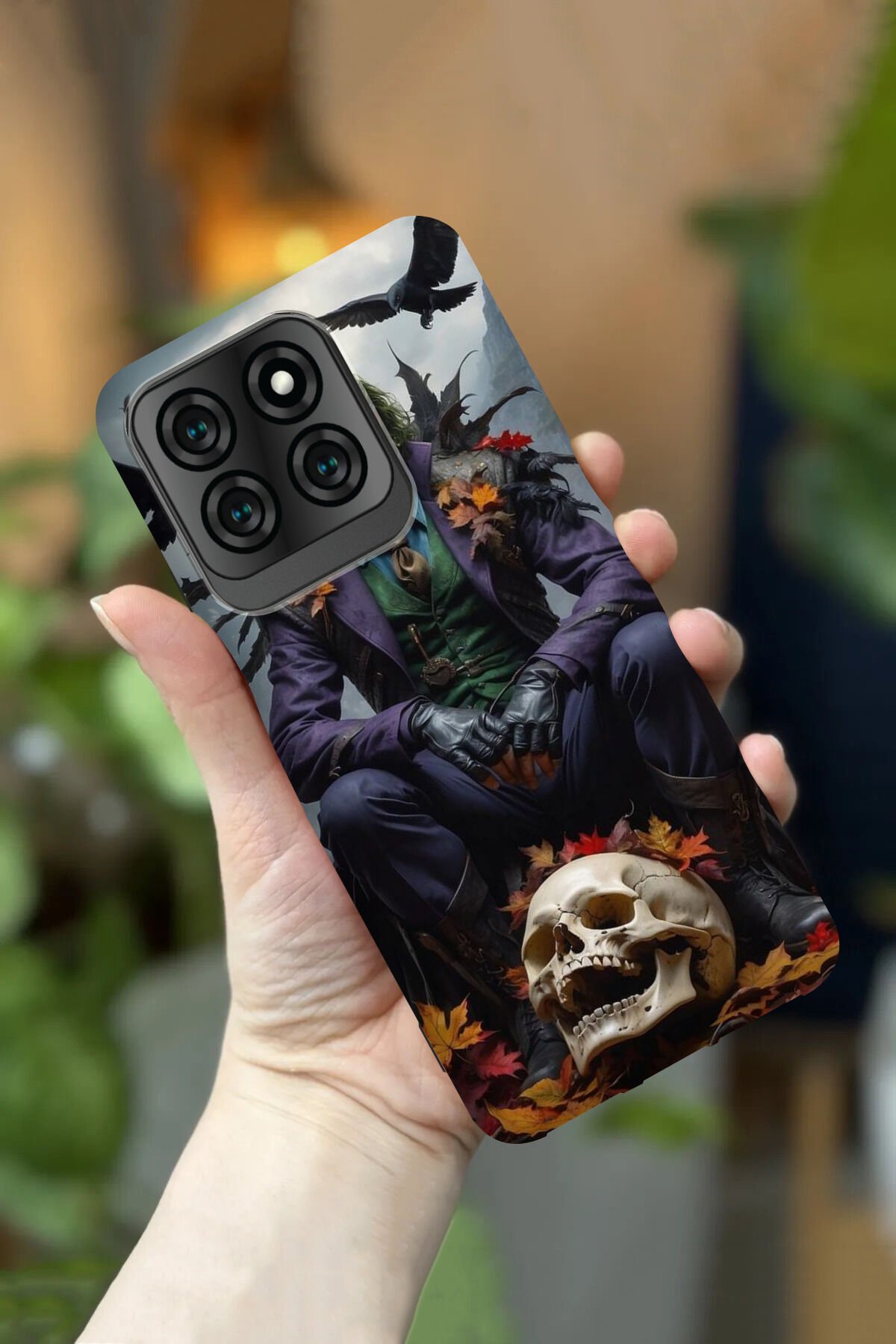 Reeder S71 Uyumlu Kamera Korumalı Joker Desenli HD Baskılı Silikon Kılıf