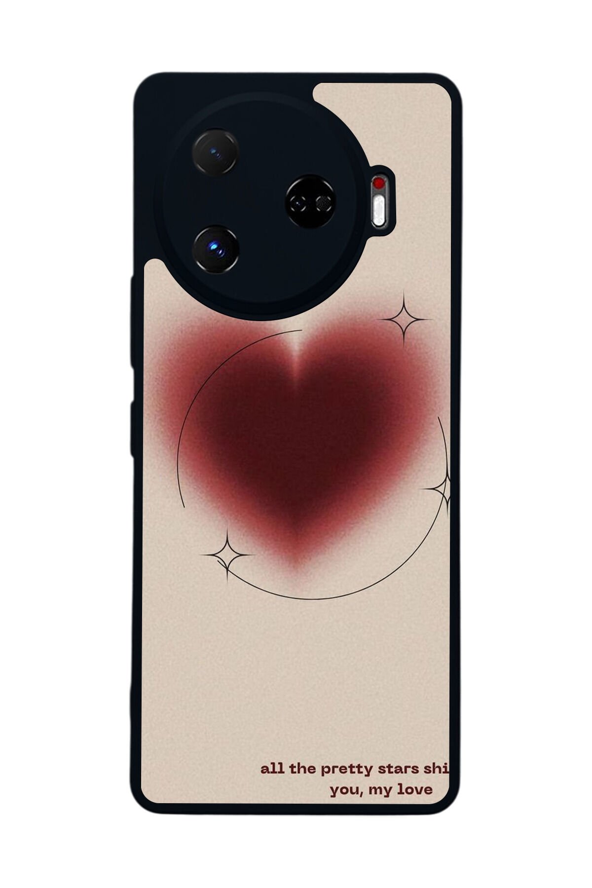 Tecno Camon 30 Pro Uyumlu Kalp Love Tasarımlı Glossy Premium Kılıf