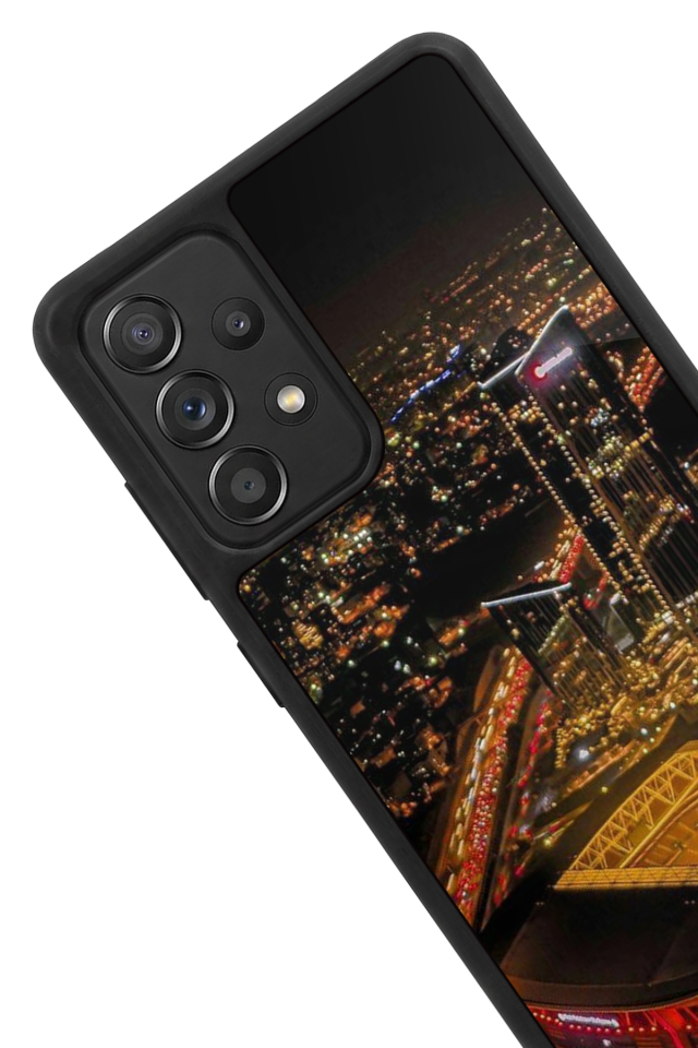 Samsung Galaxy A72 Uyumlu Aslan Tasarımlı Glossy Premium Kılıf