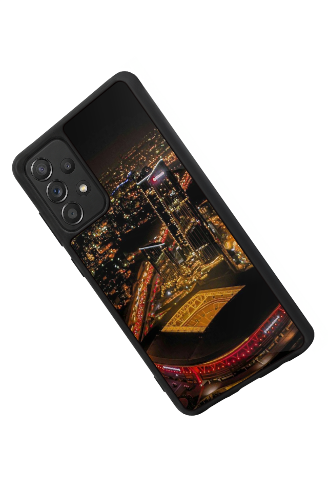 Samsung Galaxy A72 Uyumlu Aslan Tasarımlı Glossy Premium Kılıf