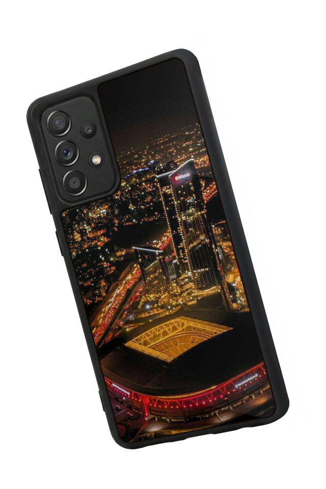 Samsung Galaxy A72 Uyumlu Aslan Tasarımlı Glossy Premium Kılıf