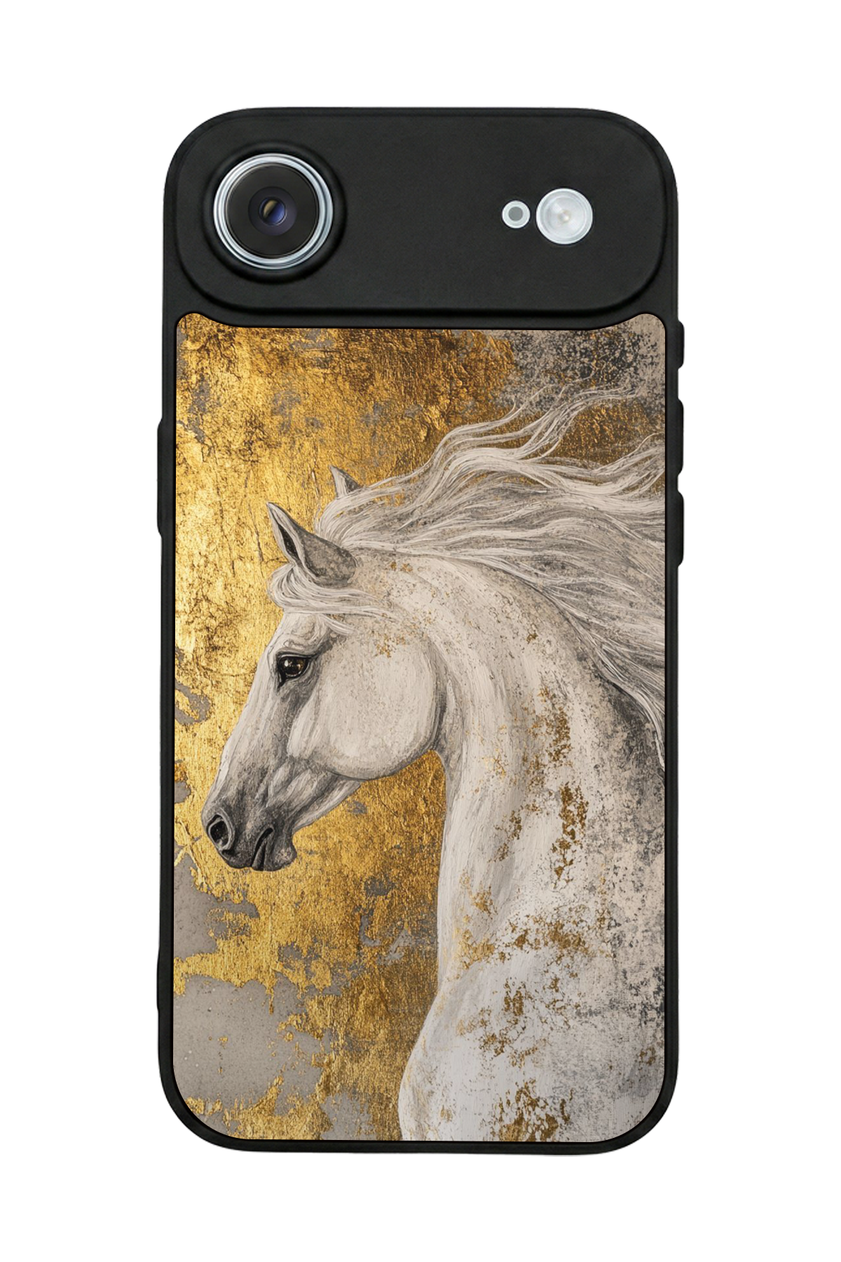 iPhone 17 Air Uyumlu At Horse Tasarımlı Glossy Premium Kılıf