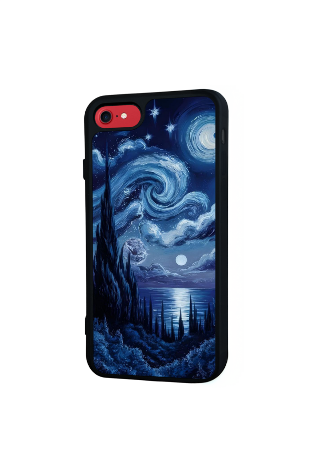 iPhone 8 Uyumlu Ay Tasarımlı Glossy Premium Kılıf