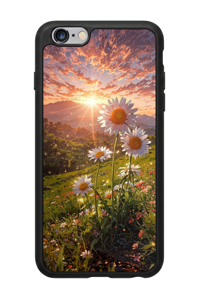 iPhone 6 Plus Uyumlu Cicek Tasarımlı Glossy Premium Kılıf