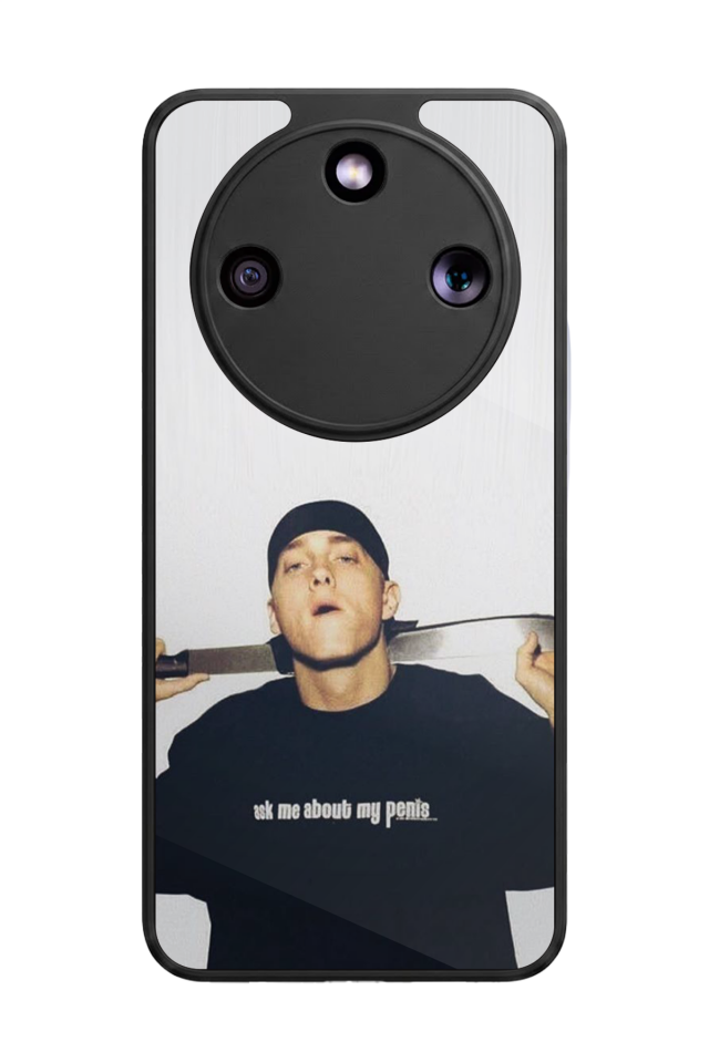 Honor Magic 8 Lite Uyumlu Eminem Tasarımlı Glossy Premium Kılıf