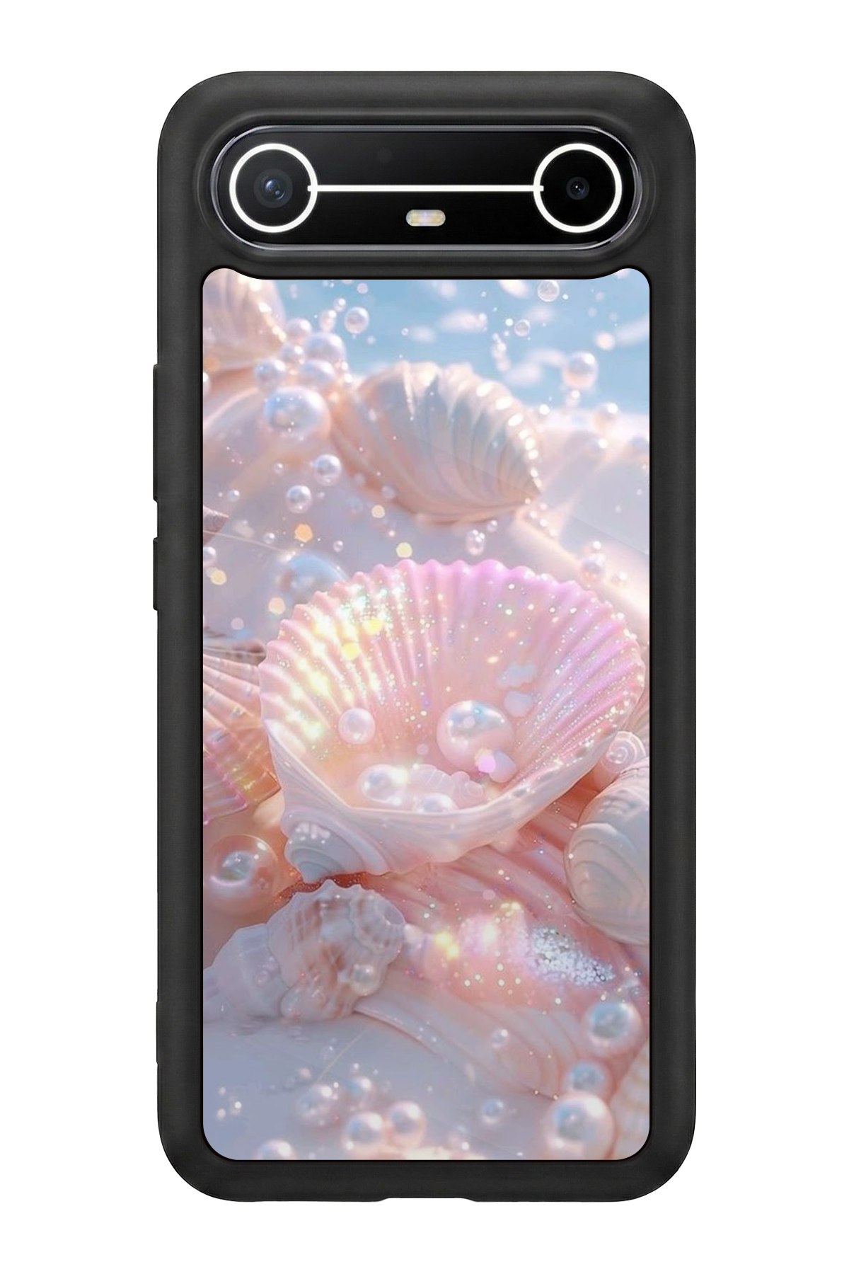 Tecno Spark Slim 5G Uyumlu  İnci Tasarımlı Glossy Premium Kılıf