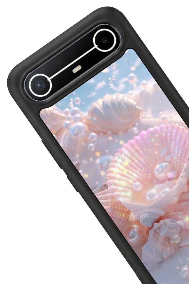 Tecno Spark Slim 5G Uyumlu  İnci Tasarımlı Glossy Premium Kılıf