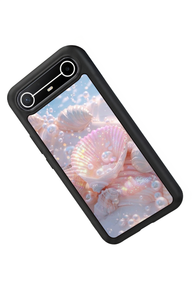 Tecno Spark Slim 5G Uyumlu  İnci Tasarımlı Glossy Premium Kılıf