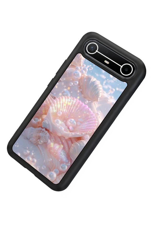 Tecno Spark Slim 5G Uyumlu  İnci Tasarımlı Glossy Premium Kılıf