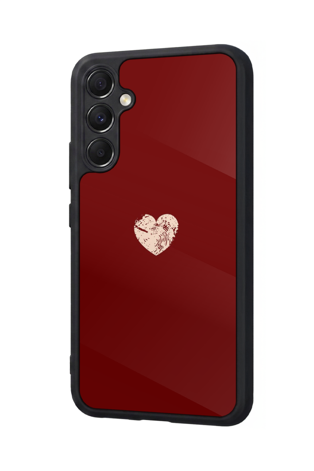 Samsung Galaxy A34 Uyumlu Kalp Love Tasarımlı Glossy Premium Kılıf