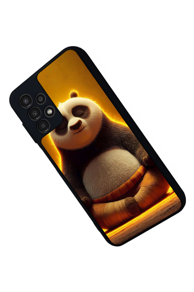 Samsung Galaxy A13 Uyumlu Kung Fu Panda Tasarımlı Glossy Premium Kılıf
