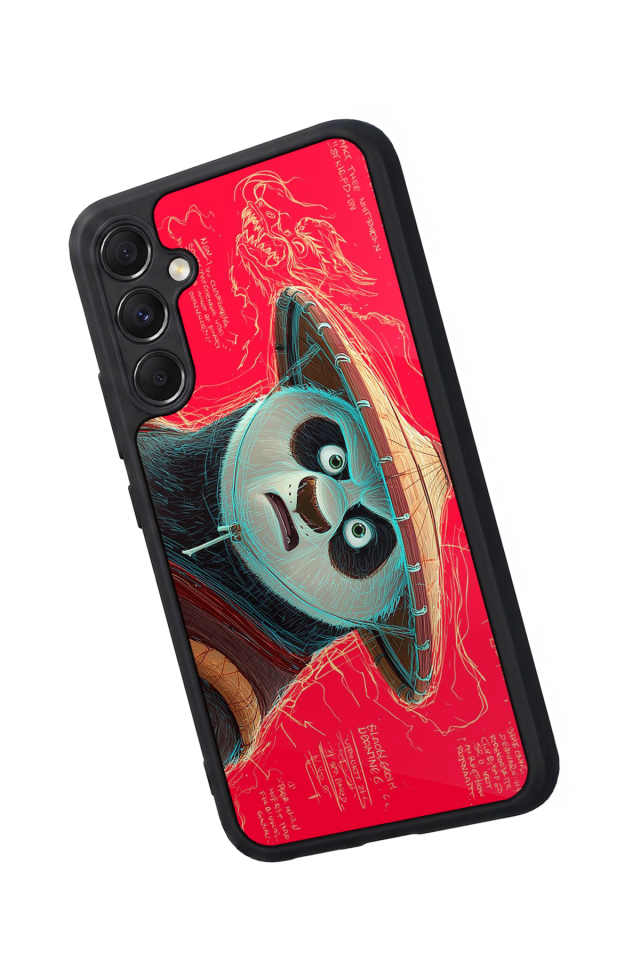 Samsung Galaxy M34 Uyumlu Kung Fu Panda Tasarımlı Glossy Premium Kılıf
